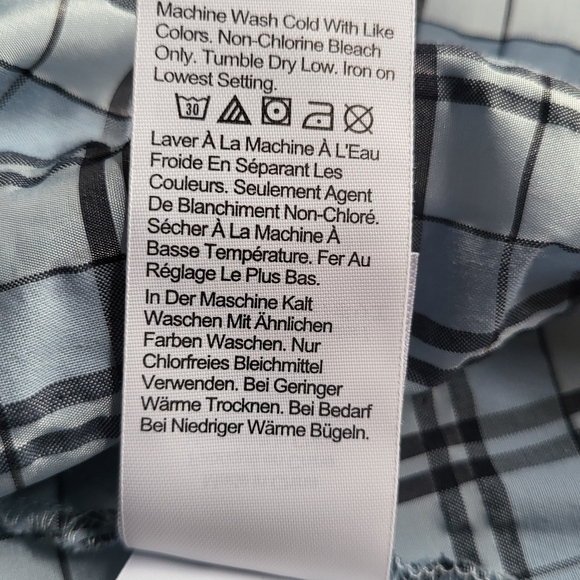 J. Crew Blue and White Smocked Tank Top.Size L - Picture 6 of 11